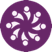 A purple circle with people in the center

Description automatically generated