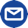 A blue circle with a white envelope in it

Description automatically generated